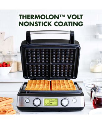 Elite 4-Square Nonstick Belgian & Regular Waffle Maker