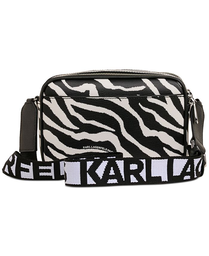 Karl Lagerfeld Paris Maybelle Double Zip Charm Crossbody - Multi/Black