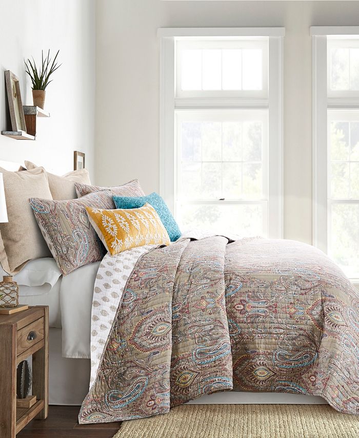 Levtex Home Presidio Crewel Stitch Decorative Pillow, 24" x 12" & Reviews Decorative & Throw