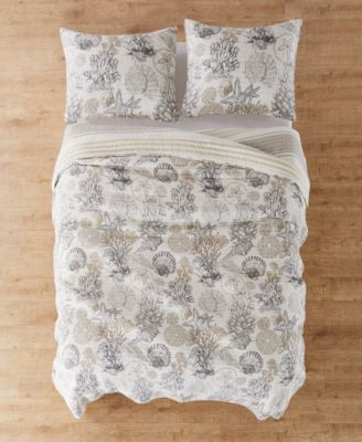 Caspian Sea Reversible 2-Pc. Quilt Set, Twin/Twin XL