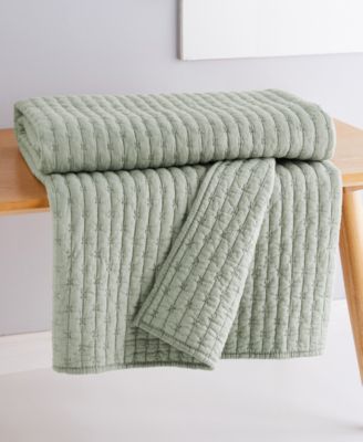 Cross Stitch Reversible Quilted Throw, 50" x 60"