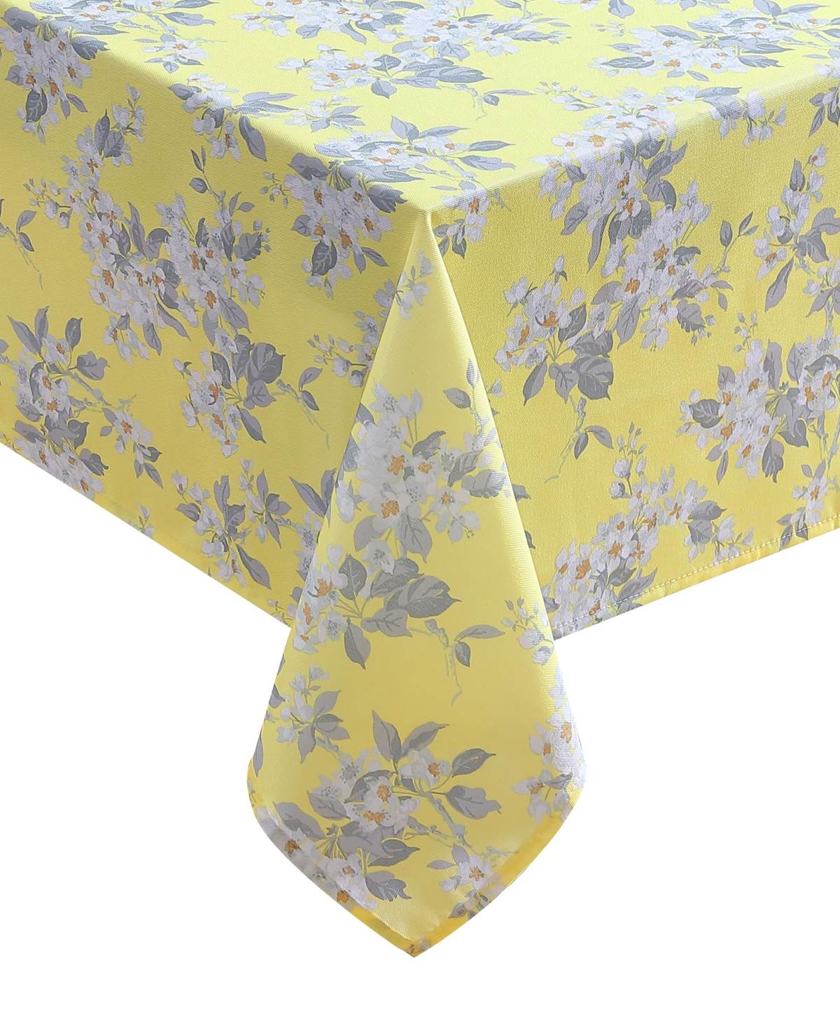 Laura Ashley Easy Care Tablecloth, 60" X 102", Service For 6 In Apple Blossom