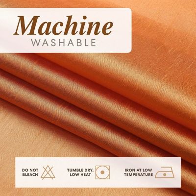 Montauk Accents 2 Pack Ultra Luxurious Faux Silk Sheer Grommet Top Curtain Panels