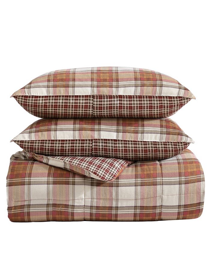 Eddie Bauer Edgewood Plaid Multi Comforter Set, Twin Macy's