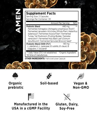 Probiotics Supplement, SBO Probiotic and Organic Prebiotics, 50 Billion CFUs, Flora Daily Probiotic Formula for Women & Men, 60 Capsules