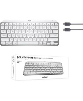 MX Keys Mini TKL Bluetooth Keyboard For Apple mac OS, iPad OS - Pale Gray