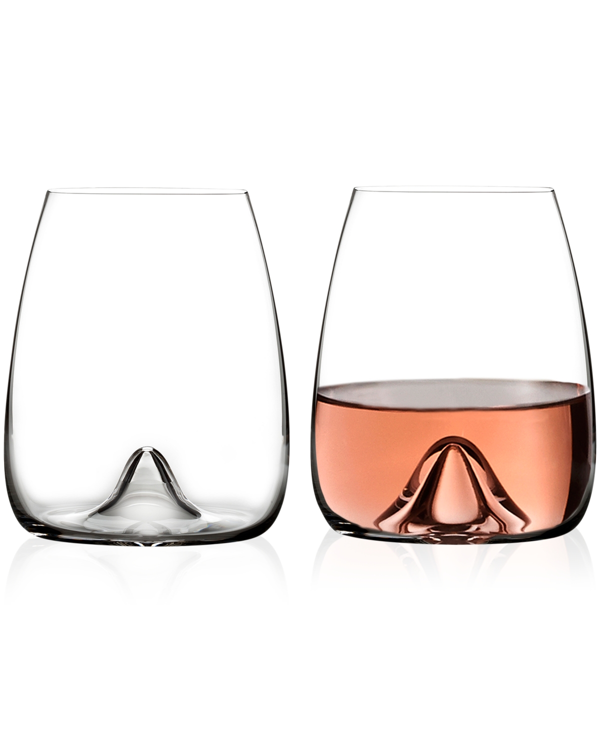 WATERFORD ELEGANCE STEMLESS WINE 16.5 OZ, SET OF 2 