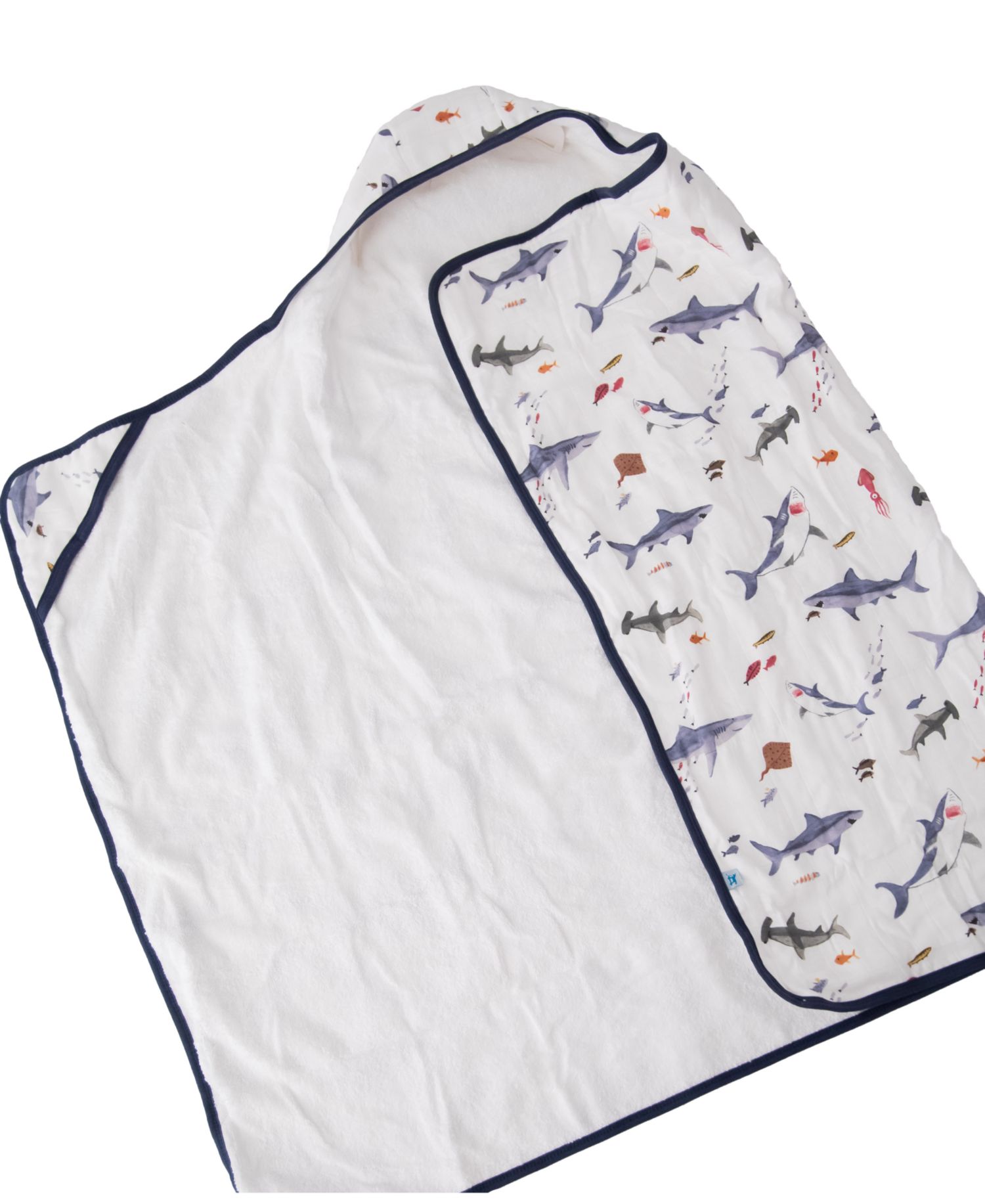 Baby Boys Animal Print Muslin and Terry Hooded Towel