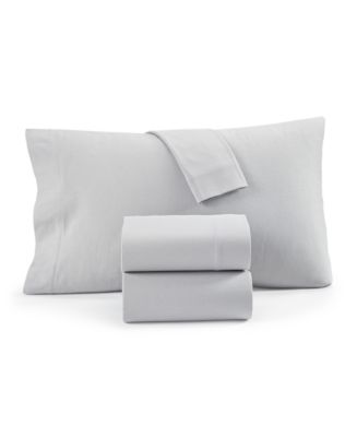 Charter Club Solid Flannel Cotton Sheet Sets, Exclusively at Macy’s - Macy's