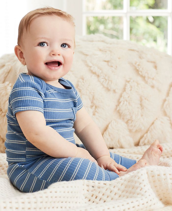 Carter's Baby Boys Panda Little Character Bodysuits and Pants, 3 Piece