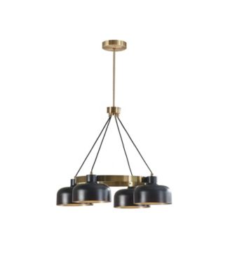 Abbott 4-Light Metal Shade Chandelier