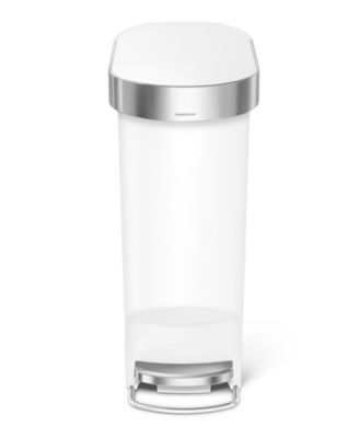 40 Liter Plastic Slim Liner Rim Kitchen Trash Can