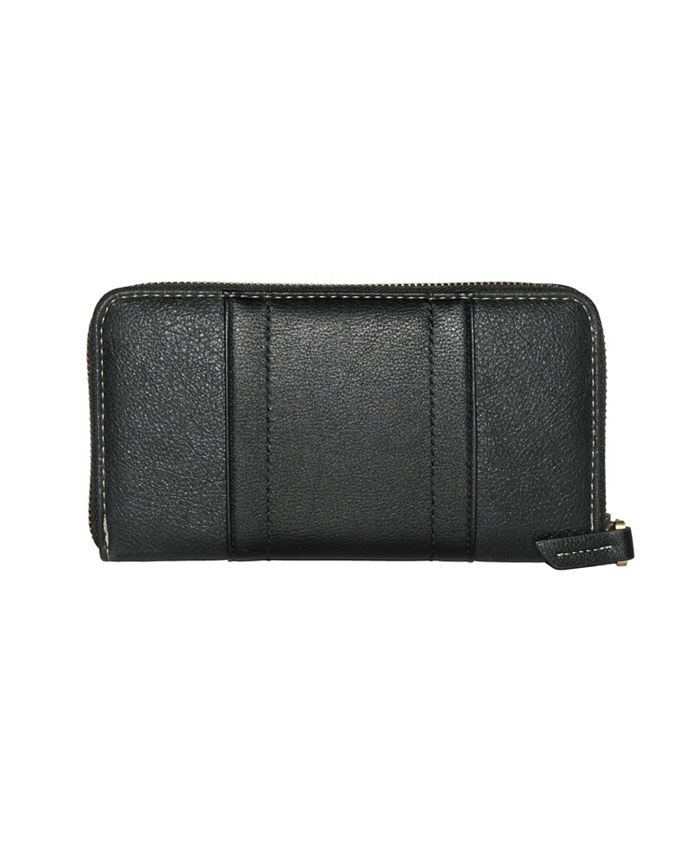 ROOTS Ladies' Zipper Round Wallet with Roomy Storage - Macy's