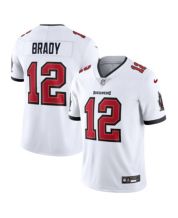 Tom Brady Tampa Bay Buccaneers #12 Youth Girls Sizes 7-16 Player Name &  Number Jersey White