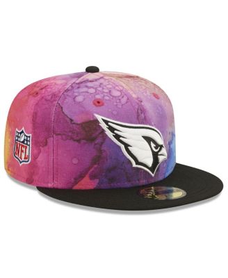 New Era Pink/Black Arizona Cardinals 2022 NFL Crucial Catch 59FIFTY Fitted Hat