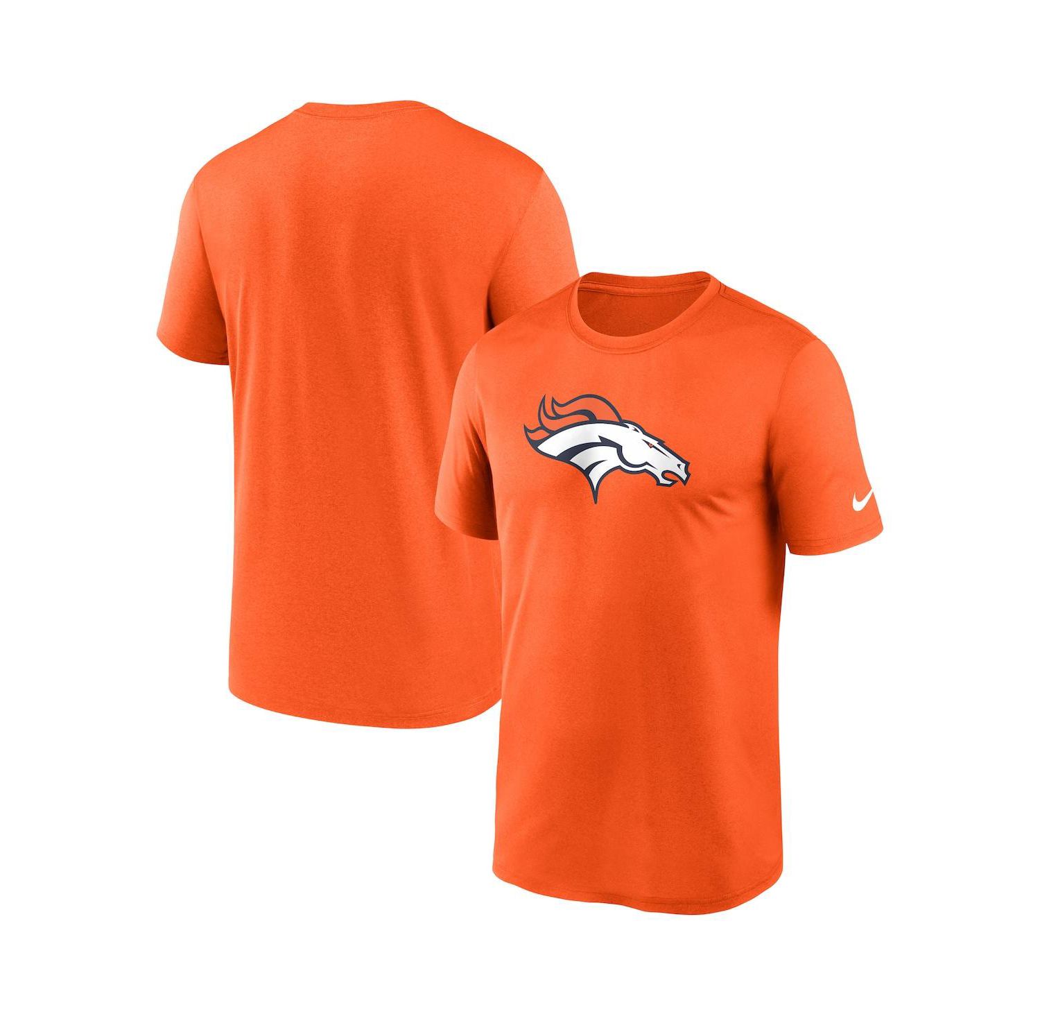 Men's Orange Denver Broncos Legend Logo Performance T-shirt