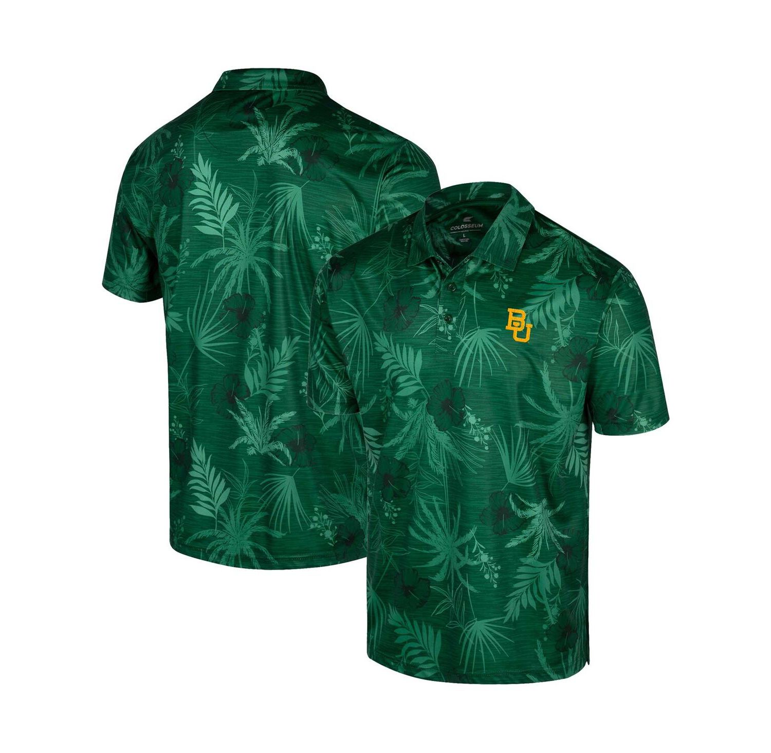 Men's Green Baylor Bears Palms Team Polo Shirt