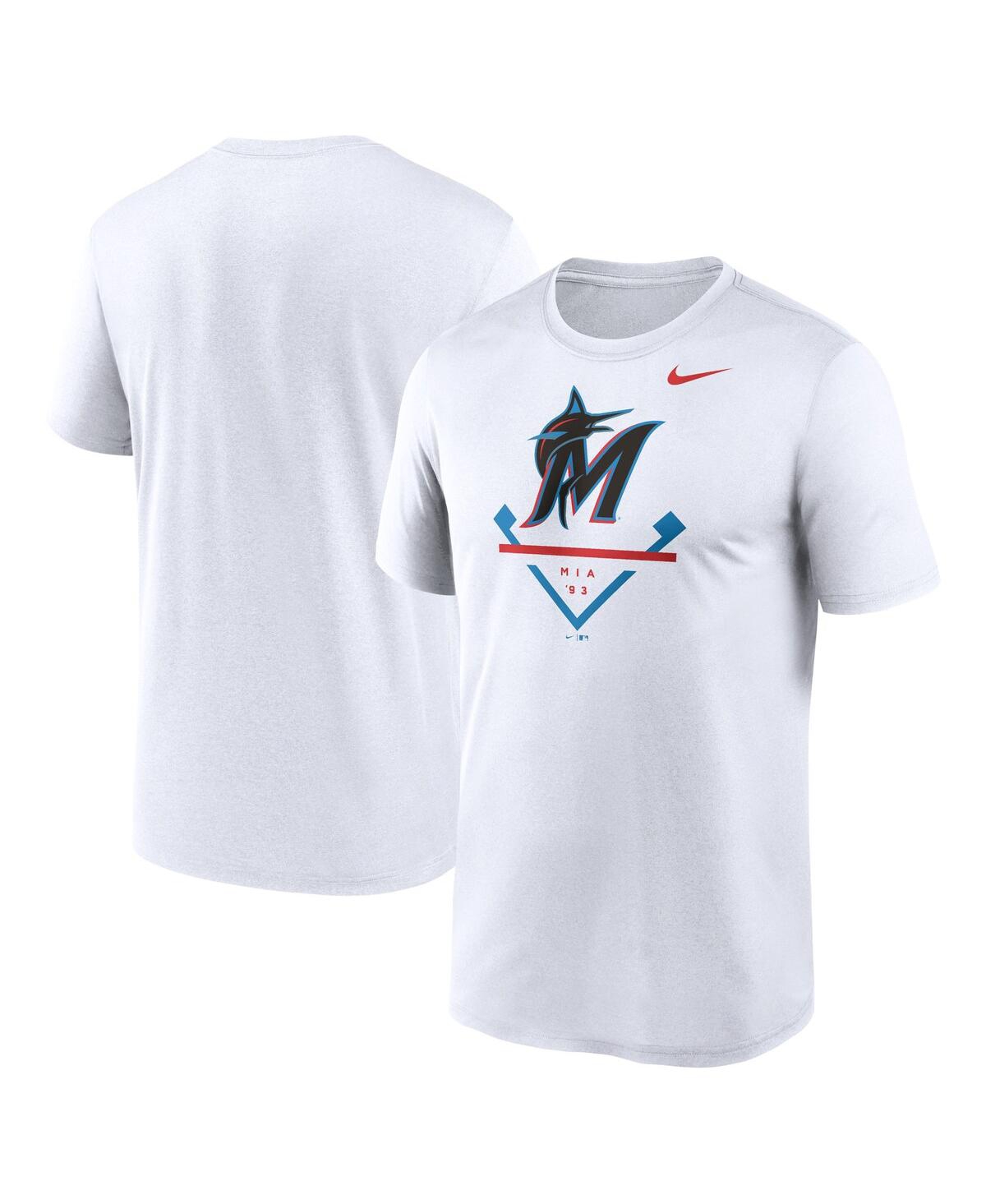Men's NikeMiami Marlins Icon Legend Performance T-shirt - White