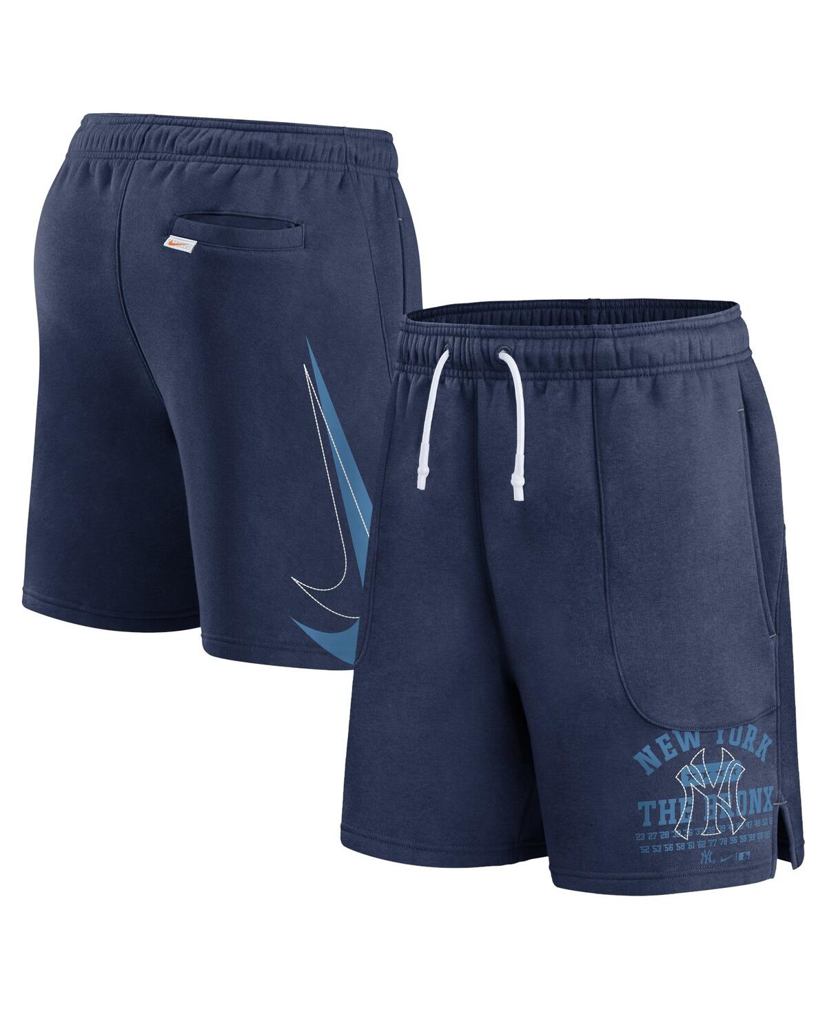 Shop Nike Men's  Navy New York Yankees Statement Ball Game Shorts