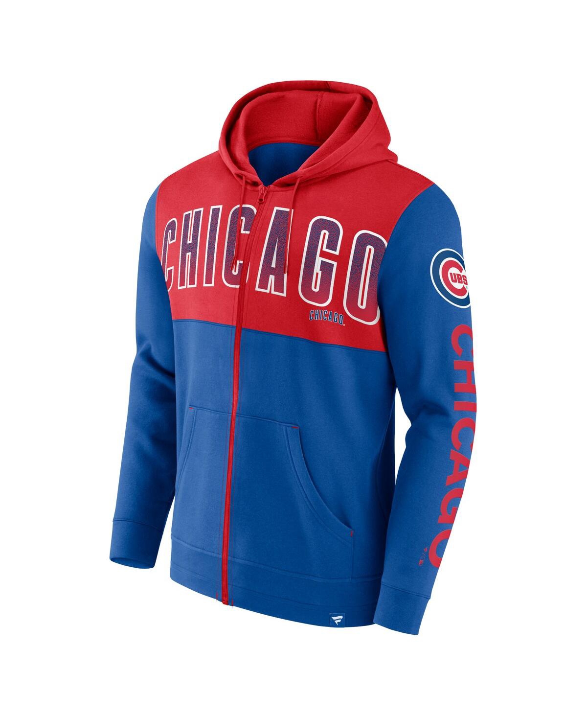 Fanatics Branded Royal Chicago Cubs Walk Off Fleece Full-zip Hoodie In Royal