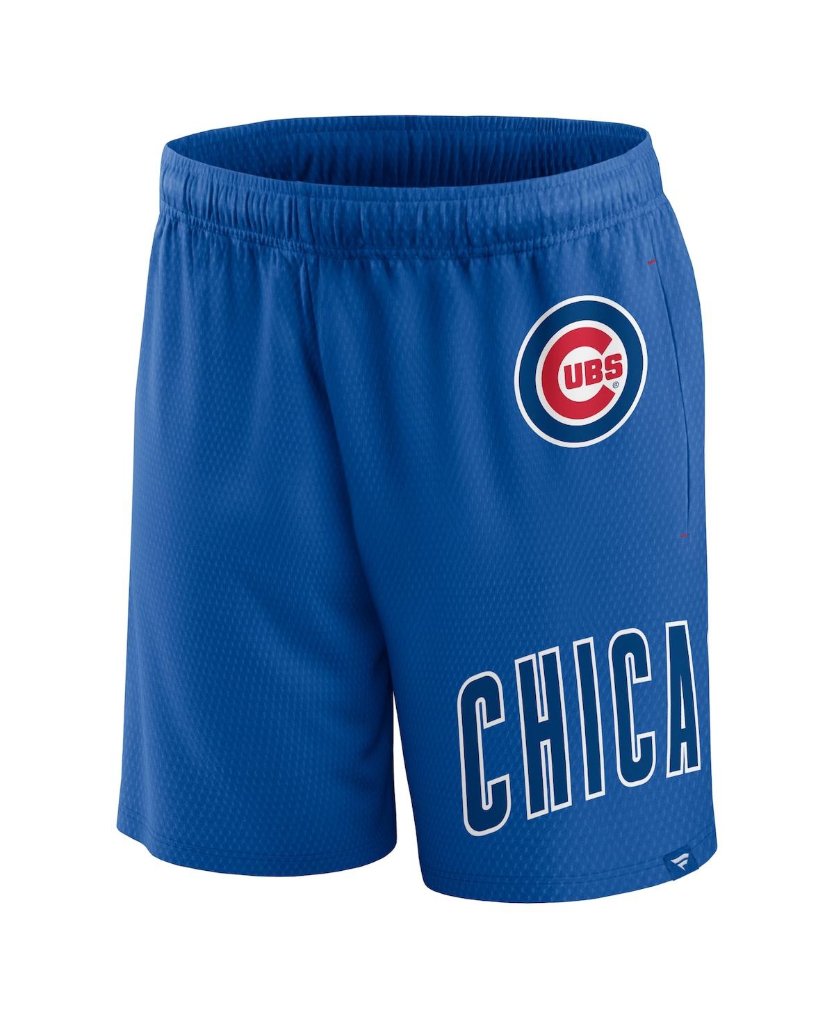 Men's FanaticsChicago Cubs Clincher Mesh Shorts - Royal
