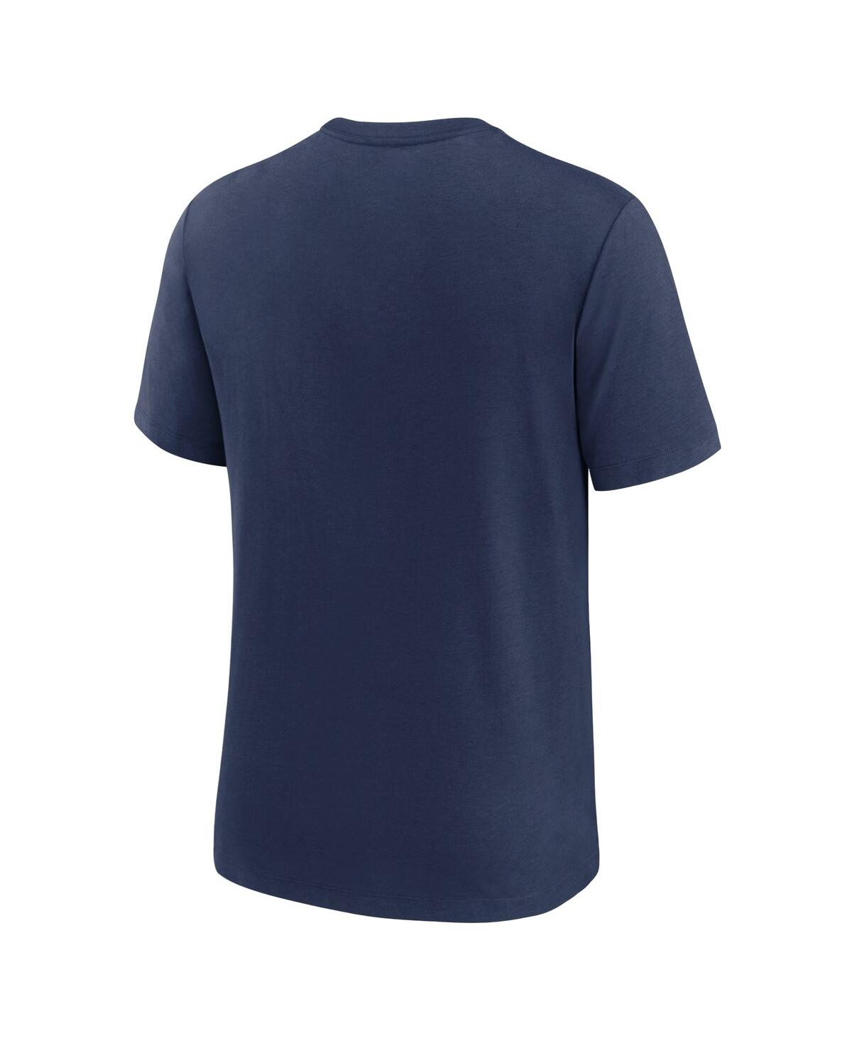 Shop Nike Men's  Navy Milwaukee Brewers City Connect Tri-blend T-shirt