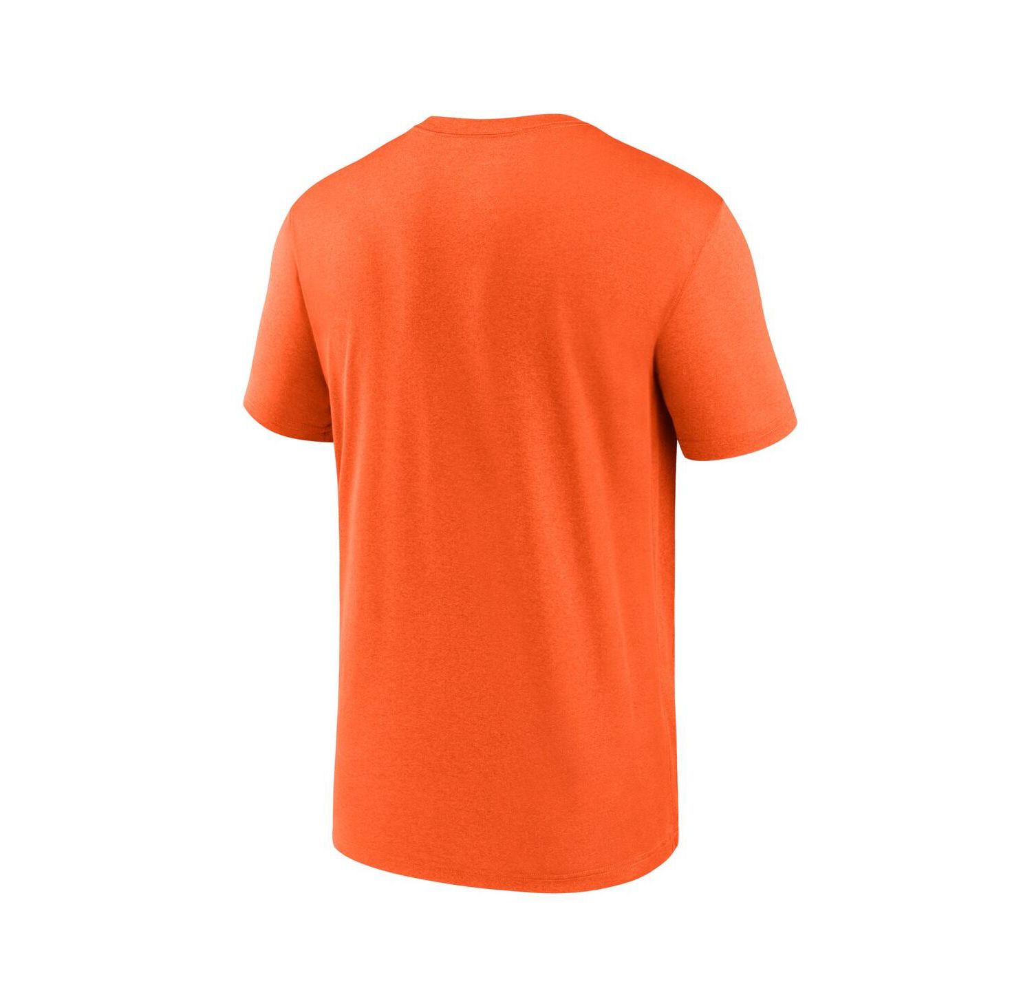 Men's Orange Denver Broncos Legend Logo Performance T-shirt
