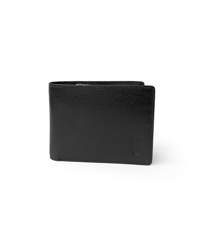 Club Rochelier Men's Slim Wallet with Zippered Pocket - Macy's