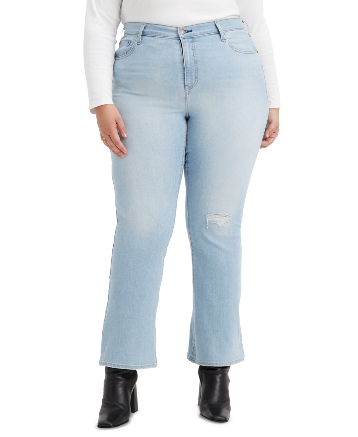 Levi's Trendy Plus Size 725 High-Rise Bootcut Jeans - Cut It Close