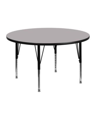 48" Round Laminate Adjustable Preschool Activity Table