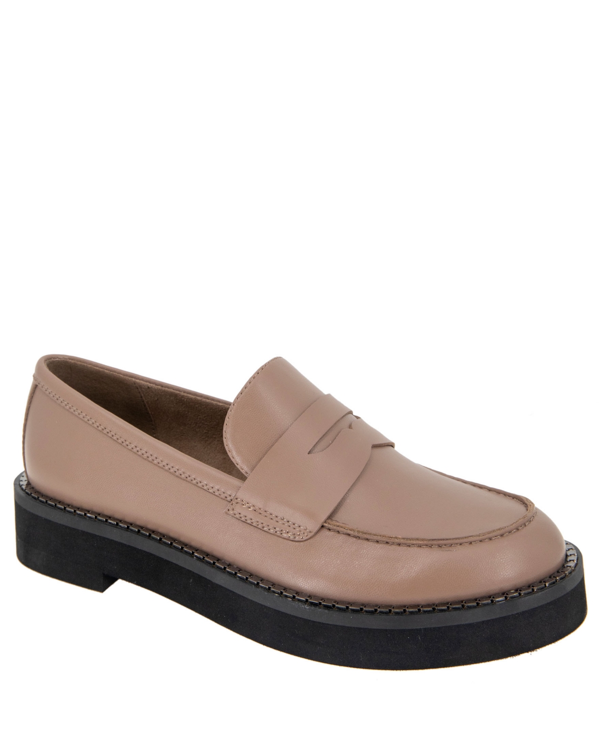 Shop Bcbgeneration Women's Sabin Penny Loafer In Taupe