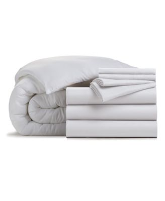 Triple Brushed Microfiber 8-Piece Duvet Bundle, California King