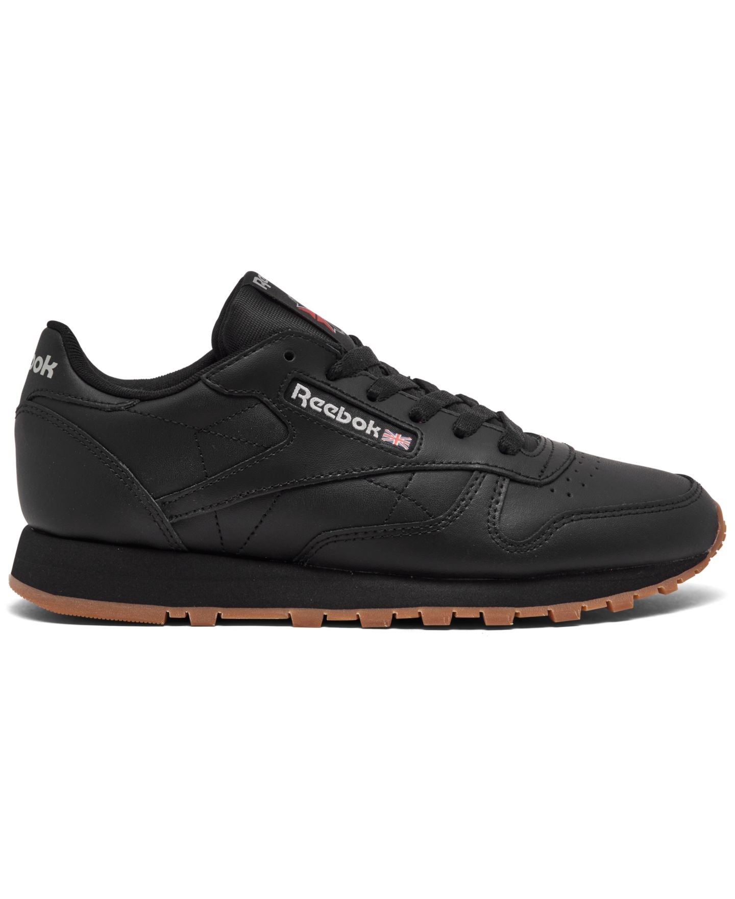 Женские кроссовки Reebok Classic Leather Casual, цвет: Чёрный — фото 2