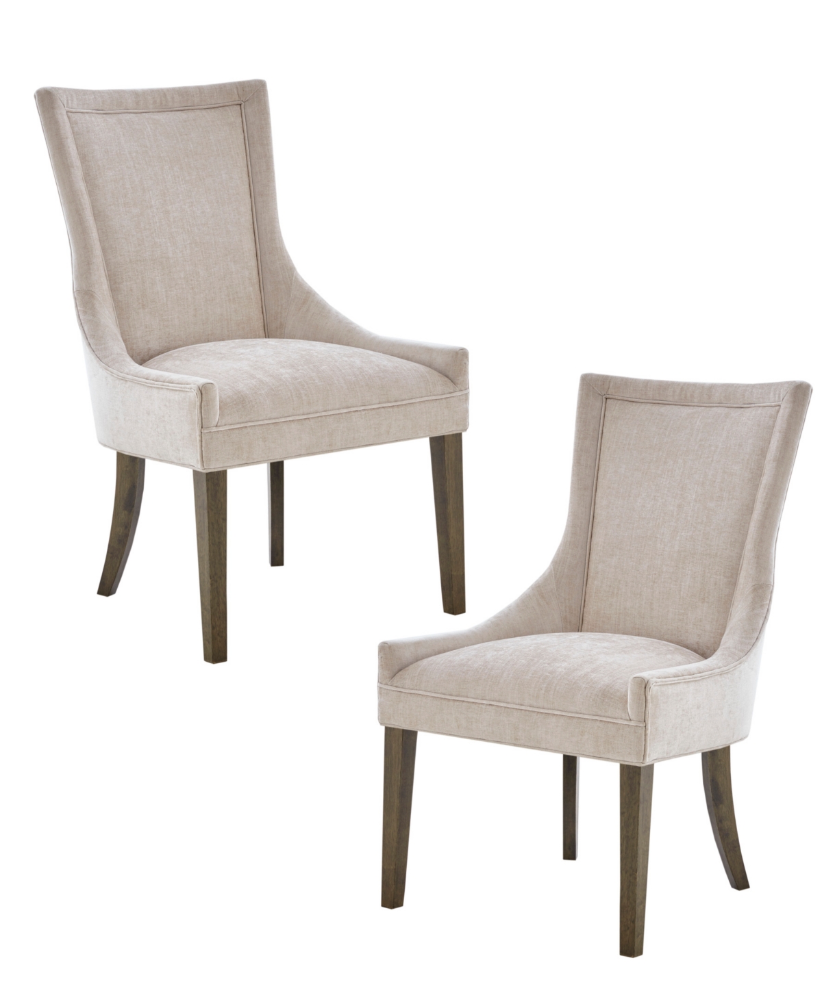 Shop Madison Park Signature Ultra Dining Side Chair, Set Of 2 In Cream