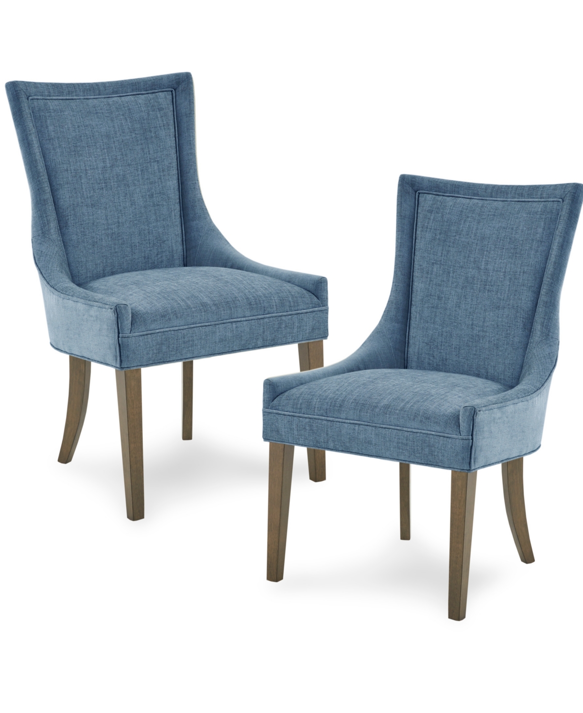 Madison Park Signature Ultra Dining Side Chair, Set Of 2 In Blue