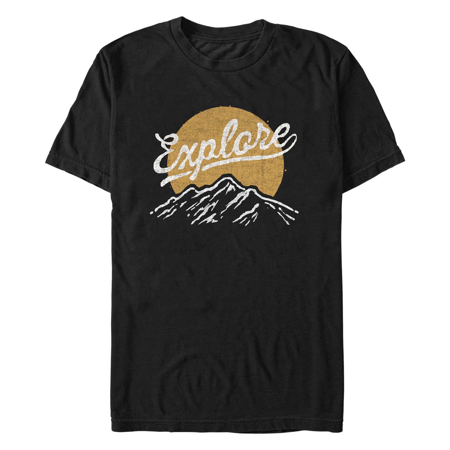 Мужская футболка Fifth Sun Explore Trail Short-Sleeve, цвет: Чёрный — фото 2