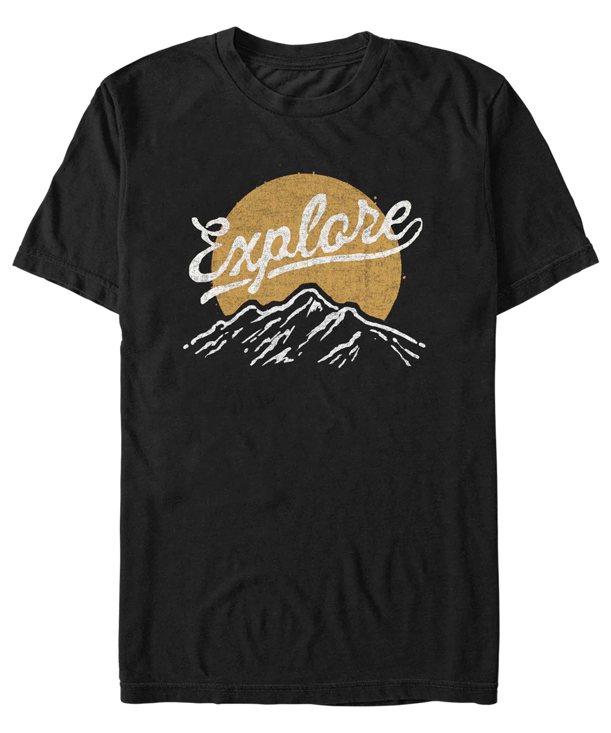 Fifth Sun Men's Explore Trail Short Sleeve T-shirt In Black
