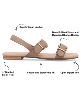 Women's Twylah Double Buckle Flat Sandals