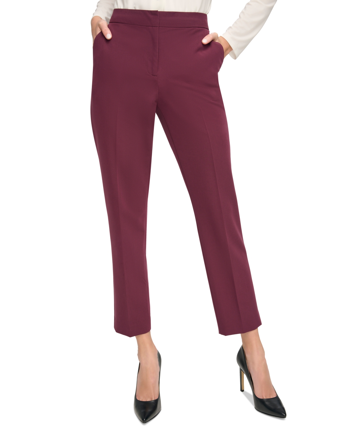 Tommy Hilfiger Women's Sloane Slim-Leg Ankle Pants