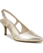 Wide width shop gold pumps