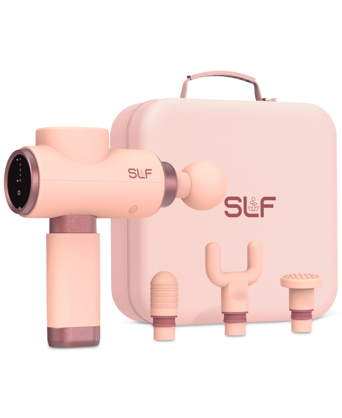 Tzumi Slf Mini Percussion Portable Rechargeable Massage Gun In Pink
