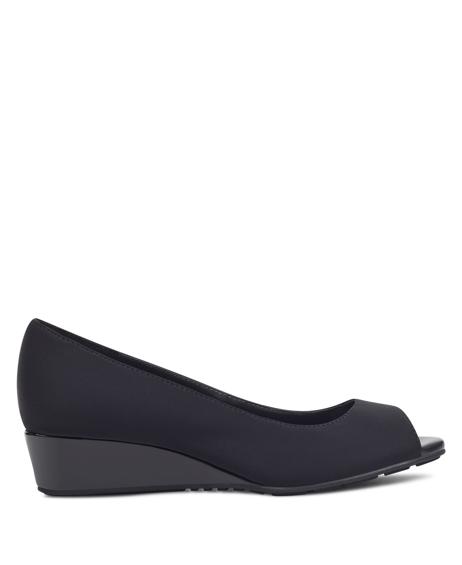Women's Candra Low Wedge Peep Toe Dress Pumps