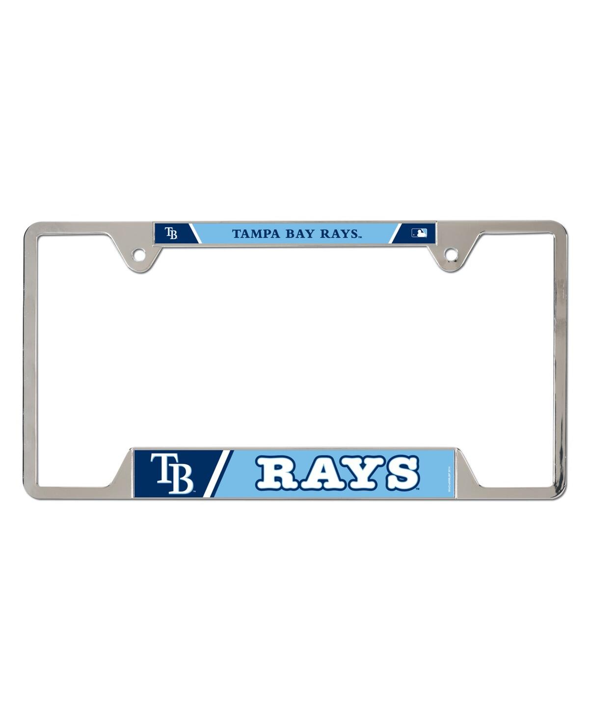 Wincraft Tampa Bay Rays  Metal License Plate Frame In Gray,blue