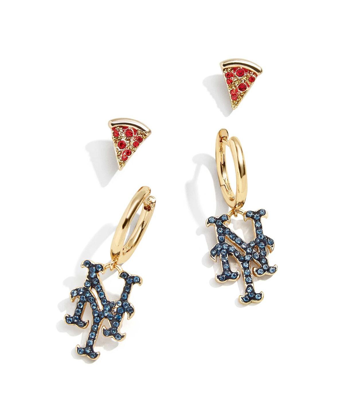 Baublebar Women's  New York Mets 2-pack Earrings Set In Multi