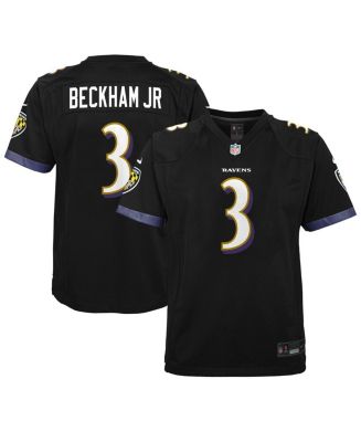 Baltimore Ravens Nike Game Alternate Jersey - Black - Odell Beckham Jr -  Mens