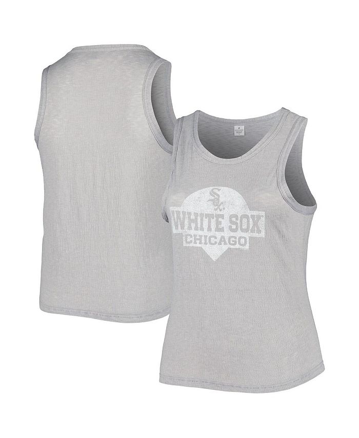 Soft As A Grape Women's Gray Chicago White Sox Plus Size High Neck