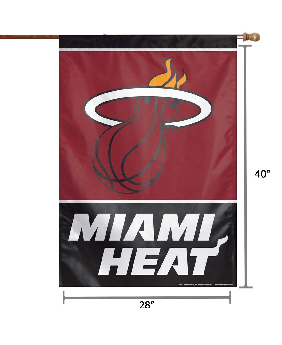 Wincraft Miami Heat 28" X 40" Primary Logo Single-sided Vertical Banner In Multi