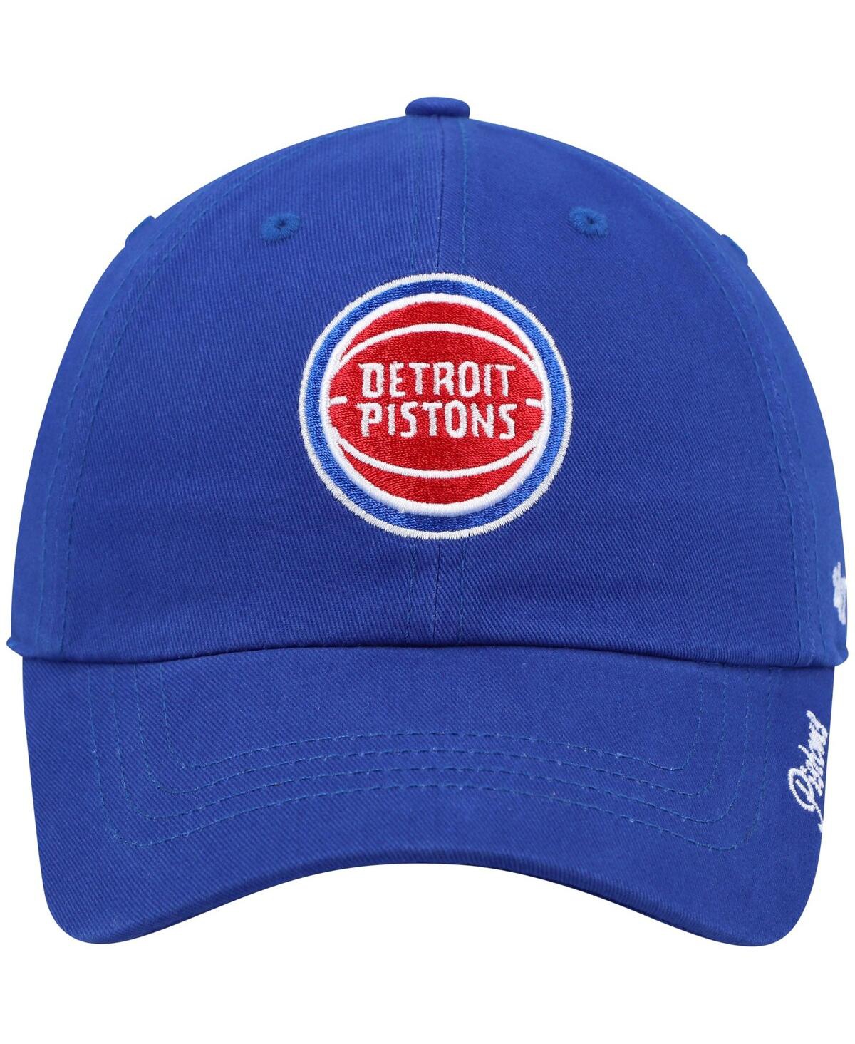 47 Brand Women's ' Blue Detroit Pistons Miata Clean Up Logo Adjustable Hat In Blue