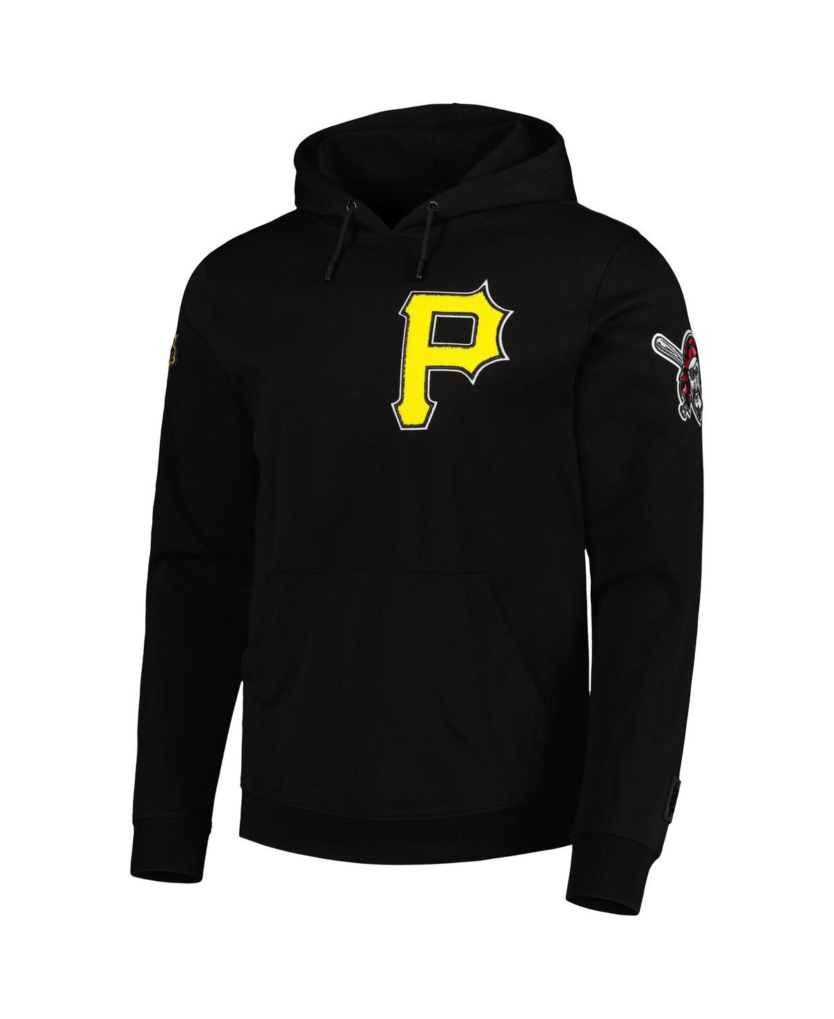 Pro Standard Black Pittsburgh Pirates Team Logo Pullover Hoodie In Black