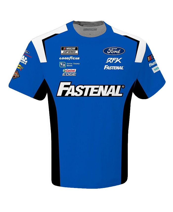 Rfk Racing Men's Blue Chris Buescher Fastenal Sublimated Uniform T ...